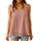 ⏰ 52 % RABATT – Nur für kurze Zeit ✨ Elegantes Tanktop mit Spitzen-Trägern und Punktmuster