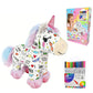 🎁 Letzter Tag Verkauf 50% Rabatt 🥳DIY-Set zum Ausmalen: Einhorn-Plüschtier
