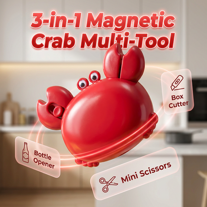 🎉2+1 GRATIS🎁Multifunktionaler magnetischer Flaschenöffner in Form einer Krabbe