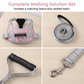 🐕 Pettorina Antitrazione con Guinzaglio - Mesh Traspirante | Cuciture Riflettenti | Maniglia di Controllo | Chiusura Rapida | Regolabile XS-2XL | Ideale per Passeggiate, Jogging & Addestramento ✨