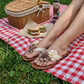 👡 🌸 Damens flache Blumenstrand Sandalen – Leicht, bequem & perfekt für Strand und Sommer ☀️