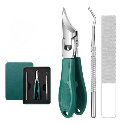 🔥 -50% Oggi: Set Professionale da 3 Pezzi per la Cura delle Unghie dei Piedi – Pedicure perfetta a casa, risultati da salone, strumenti in acciaio inossidabile.