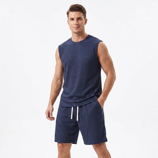 📢📢50% OFF !! ⏰Men's Casual Sportswear Tank Top & Shorts Set