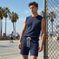 📢📢50% OFF !! ⏰Men's Casual Sportswear Tank Top & Shorts Set