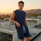 📢📢50% OFF !! ⏰Men's Casual Sportswear Tank Top & Shorts Set