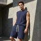 📢📢50% OFF !! ⏰Men's Casual Sportswear Tank Top & Shorts Set