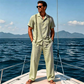 ⏳🔥LIMITED-TIME 50% OFF! 🌊Men's Breathable Shirt & Pants 2-Piece Set