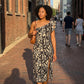 🎁New Arrival 50% OFF💥Women Summer Backless Midi Dress with Side Split