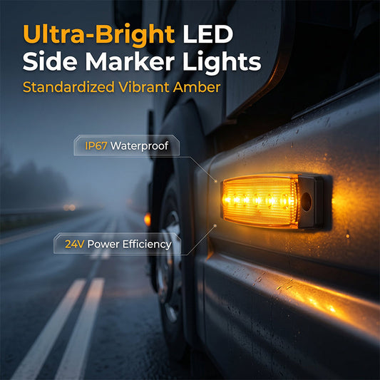 🔥Hot Sale-10PCS LED Side Marker Light for Trucks