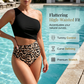 🎉 2026 Sale — Over 69,000 Sold! 🐆 Women One-Shoulder Swimsuit – Cutout Leopard Bathing Suit ☀️