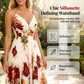 💃 Women's Printed Spaghetti Strap Maxi Dress – Designed to flatter with a V-neckline, adjustable thin straps & a flowing A-line silhouette. A timeless, feminine piece for warm-weather occasions 🌿