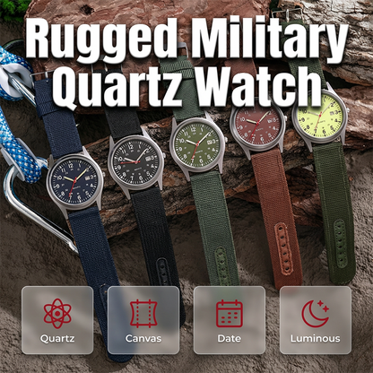 🌙 Glow-in-the-Dark Hands Quartz Watch — Classic Design