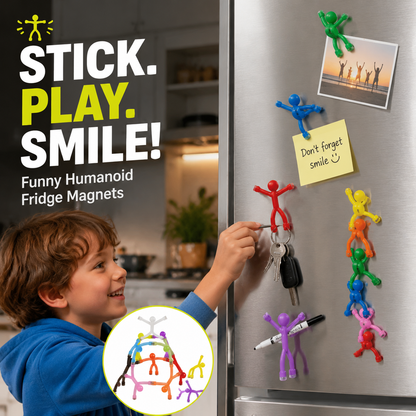 📢📢50% OFF !! ⏰🧲🧸 Posable magnetic figures – hold notes, relieve stress, brighten any space!
