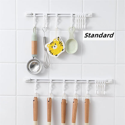 🔥 Appendi Tutto Subito! Porta Utensili a Parete Regolabile Senza Forare – Soluzione Salvaspazio per Cucina, Garage e Officina. Installazione Rapida e Senza Trapano.