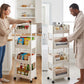 🦺Carrello Slim Scorrevole – Salvaspazio per Cucina, Bagno & Lavanderia ✨ Addio al Disordine