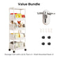 🦺Carrello Slim Scorrevole – Salvaspazio per Cucina, Bagno & Lavanderia ✨ Addio al Disordine