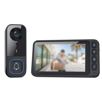 🔥 -50% Oggi: Campanello Video Wireless con Monitor – Collegamento senza fili, schermo incluso, visione notturna e comunicazione bidirezionale. Perfetto per la sicurezza di casa.