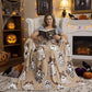 🔥 -50% Oggi: Coperta Morbida con Fantasmi di Halloween – Stampa divertente, tessuto caldo e avvolgente, perfetta per divano, letto e serate di film spaventosi.