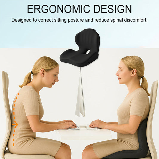 🔥 -50% Oggi: Cuscino Ergonomico per Seduta con Supporto Lombare – Allevia la pressione sulla schiena, postura corretta, memory foam ad alta densità. Perfetto per ufficio, auto e casa.