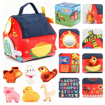 🔥 -40% Oggi: Fattoria Interattiva in Peluche con 6 Zone di Esplorazione e Marionette di Animali – Per imparare giocando e stimolare la fantasia. Perfetta per bambini piccoli.
