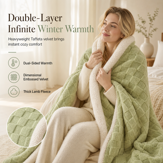 🔥 -50% Oggi: Coperta in Pile Sherpa Double Face Extra Spessa – Doppio strato caldo e morbido, perfetta per divano, letto e serate invernali. Leggera ma super avvolgente