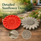🌻 Stampo per Pietre Decorative da Giardino | Riutilizzabile, 5 Design🦋 | Diametro Circa 38 cm 📏 | Sformo Facile, Adatto ai Principianti 🙌 | Perfetto per Sentieri, Patio e Regali Fatti a Mano 🎁