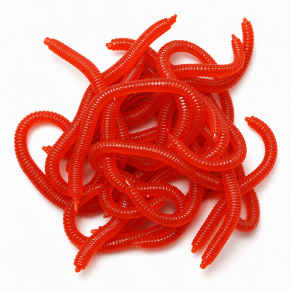 🔥 -50% Oggi: Esche Morbide a Lombrico per Pesca – Aroma al Gambero e nuoto realistico, gomma TPR elastica e resistente ai morsi. Fosforescenti, per acqua dolce e salata, 8 cm. 🎣