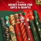 🔥 -50% Oggi: Carta Kraft Natalizia Vintage per Regali – Fiocchi di neve, alberi e renna. Fogli 70×50 cm, kraft 100 g opaco e antistrappo. Ideale per bouquet, card e fai da te. 🎄✨