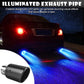 🚗 Terminale di Scarico LED Universale per Auto | Effetto Fiamma a LED 🔥 | Riduce il Rumore ✨ | In Acciaio Inossidabile 💪 | Attacco a Bulloni, per Auto e Camion 🛠️