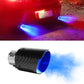 🚗 Terminale di Scarico LED Universale per Auto | Effetto Fiamma a LED 🔥 | Riduce il Rumore ✨ | In Acciaio Inossidabile 💪 | Attacco a Bulloni, per Auto e Camion 🛠️