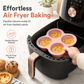🔥 -50% Oggi: Stampo in Silicone da 3 Cavità da 10 cm – Rilascio Immediato, Design Flessibile e Resistente al Calore, Monopezzo Durevole. Perfetto per Rainbow Cake, Pizza e Cottura in Friggitrice ad Aria. 🍕