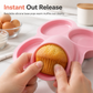 🔥 -50% Oggi: Stampo in Silicone da 3 Cavità da 10 cm – Rilascio Immediato, Design Flessibile e Resistente al Calore, Monopezzo Durevole. Perfetto per Rainbow Cake, Pizza e Cottura in Friggitrice ad Aria. 🍕