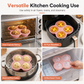 🔥 -50% Oggi: Stampo in Silicone da 3 Cavità da 10 cm – Rilascio Immediato, Design Flessibile e Resistente al Calore, Monopezzo Durevole. Perfetto per Rainbow Cake, Pizza e Cottura in Friggitrice ad Aria. 🍕