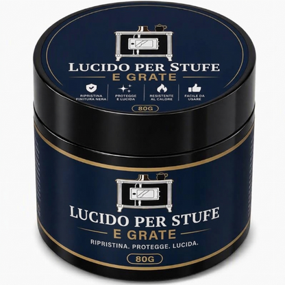 🔥 -50% Oggi: Lucido per Stufe in Ghisa con Spugna – Ripristina la lucentezza, protegge dalla ruggine e rimuove macchie e residui. Ideale per stufe, caminetti e barbecue in ghisa.