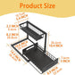 🔥 Offerta Limitata: Organizer a 2 Livelli in Acciaio al Carbonio – Struttura robusta, design salvaspazio e organizzazione pratica per cucina, bagno o scrivania.