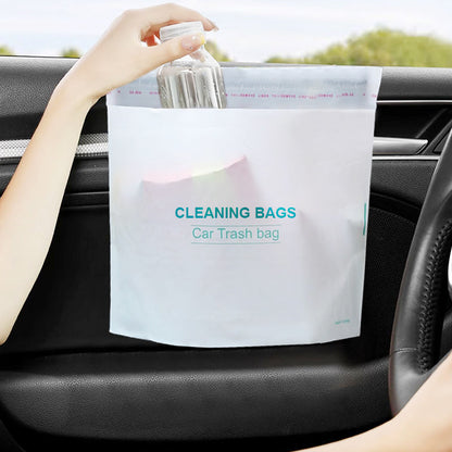 🚗 Sacchetti Pulizia Auto Autoportanti e Autoadesivi – 20 pz | Adesivo Resistente, Materiale PE, Multiuso per Auto e Casa