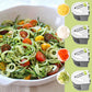 🥬 Spiralizzatore Manuale Multifunzione per Verdure – Lame in Acciaio Inox, Facile da Pulire | Per Casa e Cucina
