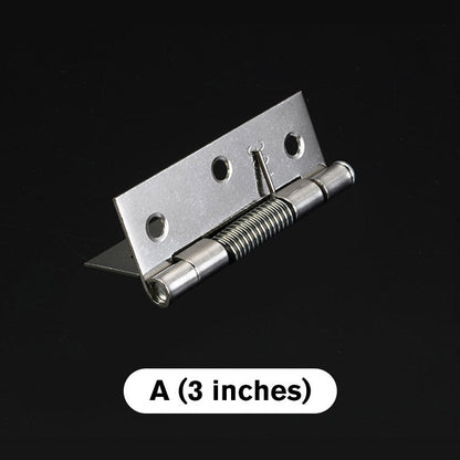 🚪✨ Cerniera per porta a chiusura automatica in acciaio inox – Con molla integrata, per casa e fai da te