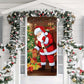 🎄 Tenda Copriporta Natalizia – Decorazione Istantanea per le Feste, 90×180 cm