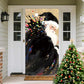 🎄 Tenda Copriporta Natalizia – Decorazione Istantanea per le Feste, 90×180 cm