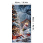 🎄 Tenda Copriporta Natalizia – Decorazione Istantanea per le Feste, 90×180 cm