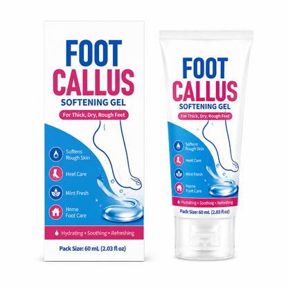 Crema Gel Idratante all'Urea per Piedi 60ml | Esfoliante per Talloni Secchi e Screpolati