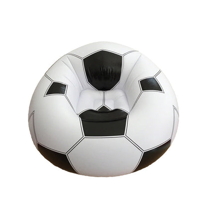 ⚽ Divano gonfiabile in PVC a forma di pallone da calcio 🛋️ – Divertente, resistente e portatile per sala giochi, feste, camera da letto e serate sportive ✨