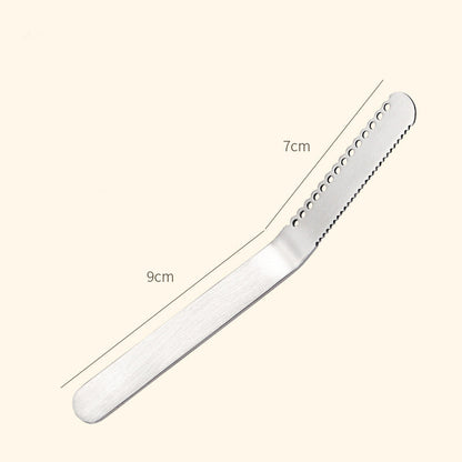 Coltello professionale 3 in 1 per burro in acciaio inox 304 con spalmatore