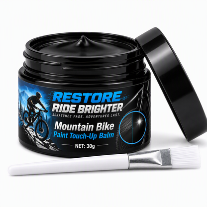 🎉ACQUISTA DI PIÙ, OTTIENI PIÙ OMAGGI🎁Pasta per ritocchi della vernice del telaio della bicicletta con pennello, per riparare graffi e usura della mountain bike