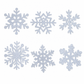 ❄️ Adesivi Fiocco di Neve Luminosi 3D
