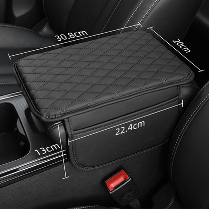 🚗✨ Cuscino per Bracciolo Auto con Tasca Portaoggetti! Imbottitura Premium in Similpelle, Schiuma Alta Densità e Base Antiscivolo – Comfort e Ordine in Auto – 6 Colori! 🛋️