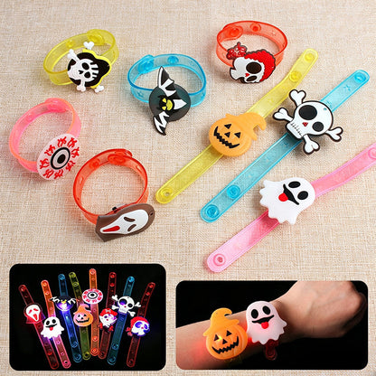 🎃✨ Braccialetto LED per bambini per Halloween, luci lampeggianti per un’atmosfera festosa 👻