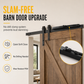 Kit soft-close per porta scorrevole tipo barn door in POM, ammortizzatore per binario senza fori, SCONTO 50%
